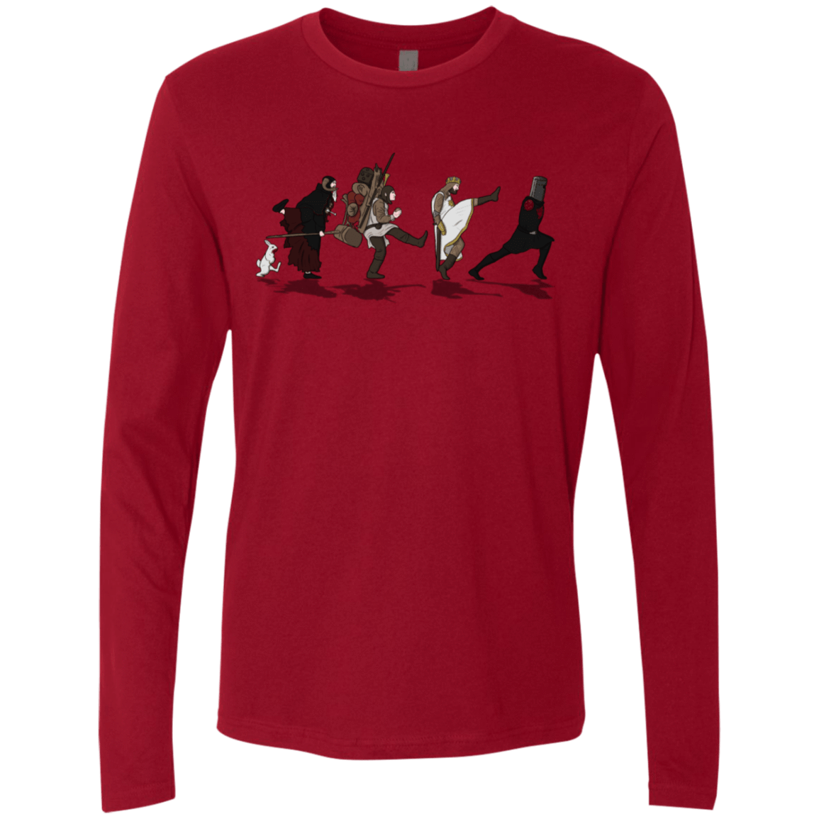 T-Shirts Cardinal / S Caminando Hacía El Grial Men's Premium Long Sleeve