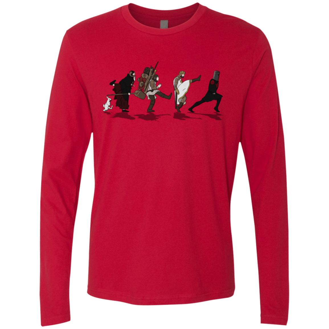 T-Shirts Red / S Caminando Hacía El Grial Men's Premium Long Sleeve
