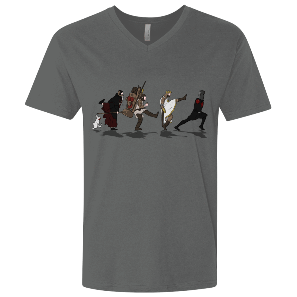 T-Shirts Heavy Metal / X-Small Caminando Hacía El Grial Men's Premium V-Neck