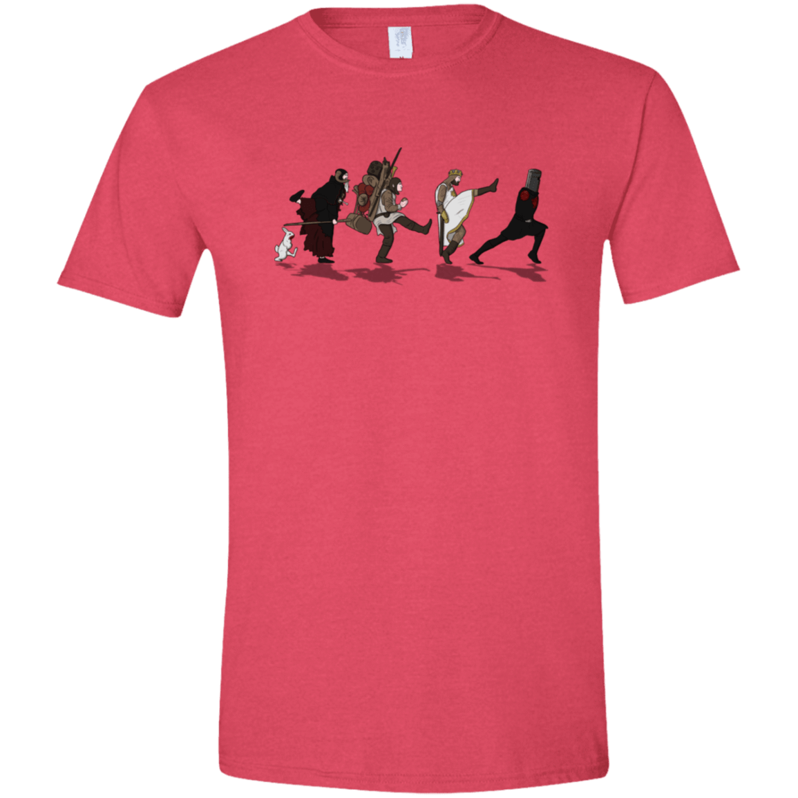 T-Shirts Heather Red / S Caminando Hacía El Grial Men's Semi-Fitted Softstyle