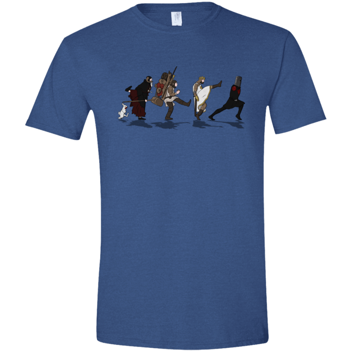 T-Shirts Heather Royal / X-Small Caminando Hacía El Grial Men's Semi-Fitted Softstyle