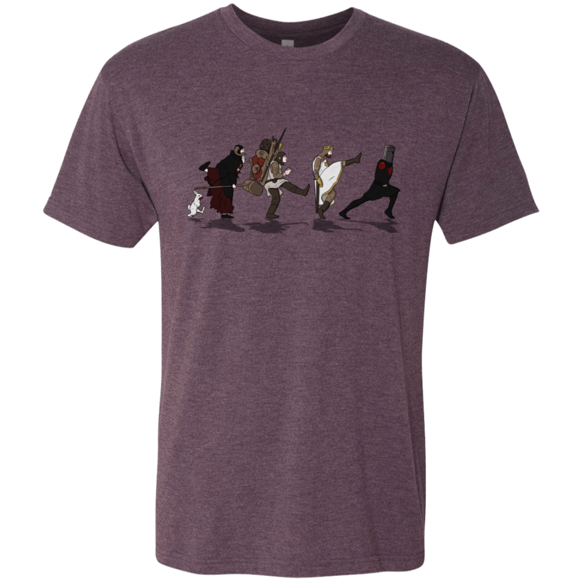 T-Shirts Vintage Purple / S Caminando Hacía El Grial Men's Triblend T-Shirt