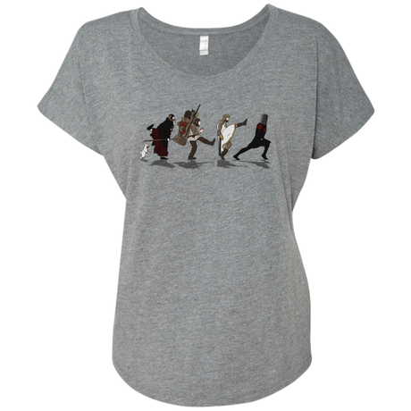 T-Shirts Premium Heather / X-Small Caminando Hacía El Grial Triblend Dolman Sleeve