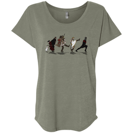 T-Shirts Venetian Grey / X-Small Caminando Hacía El Grial Triblend Dolman Sleeve