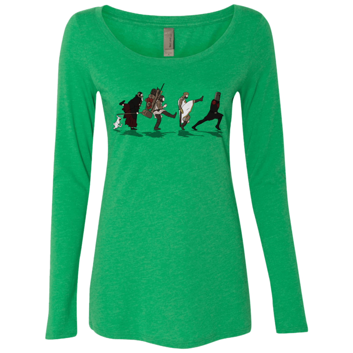 T-Shirts Envy / S Caminando Hacía El Grial Women's Triblend Long Sleeve Shirt