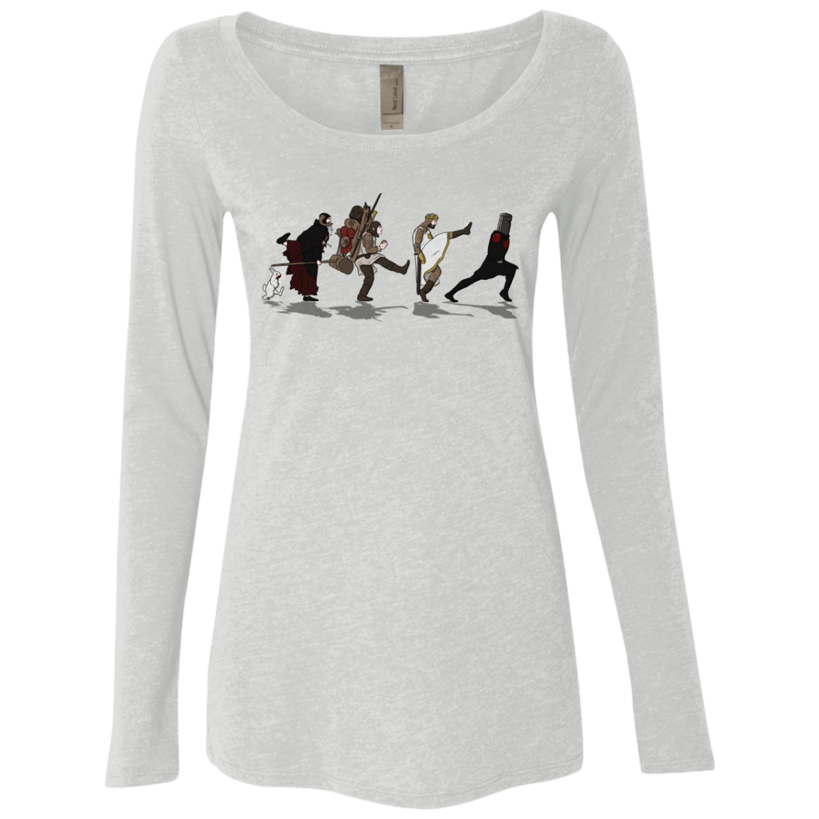 T-Shirts Heather White / S Caminando Hacía El Grial Women's Triblend Long Sleeve Shirt