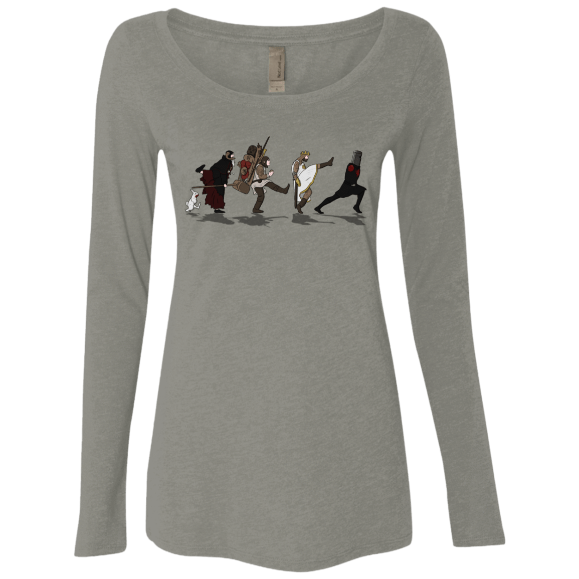 T-Shirts Venetian Grey / S Caminando Hacía El Grial Women's Triblend Long Sleeve Shirt