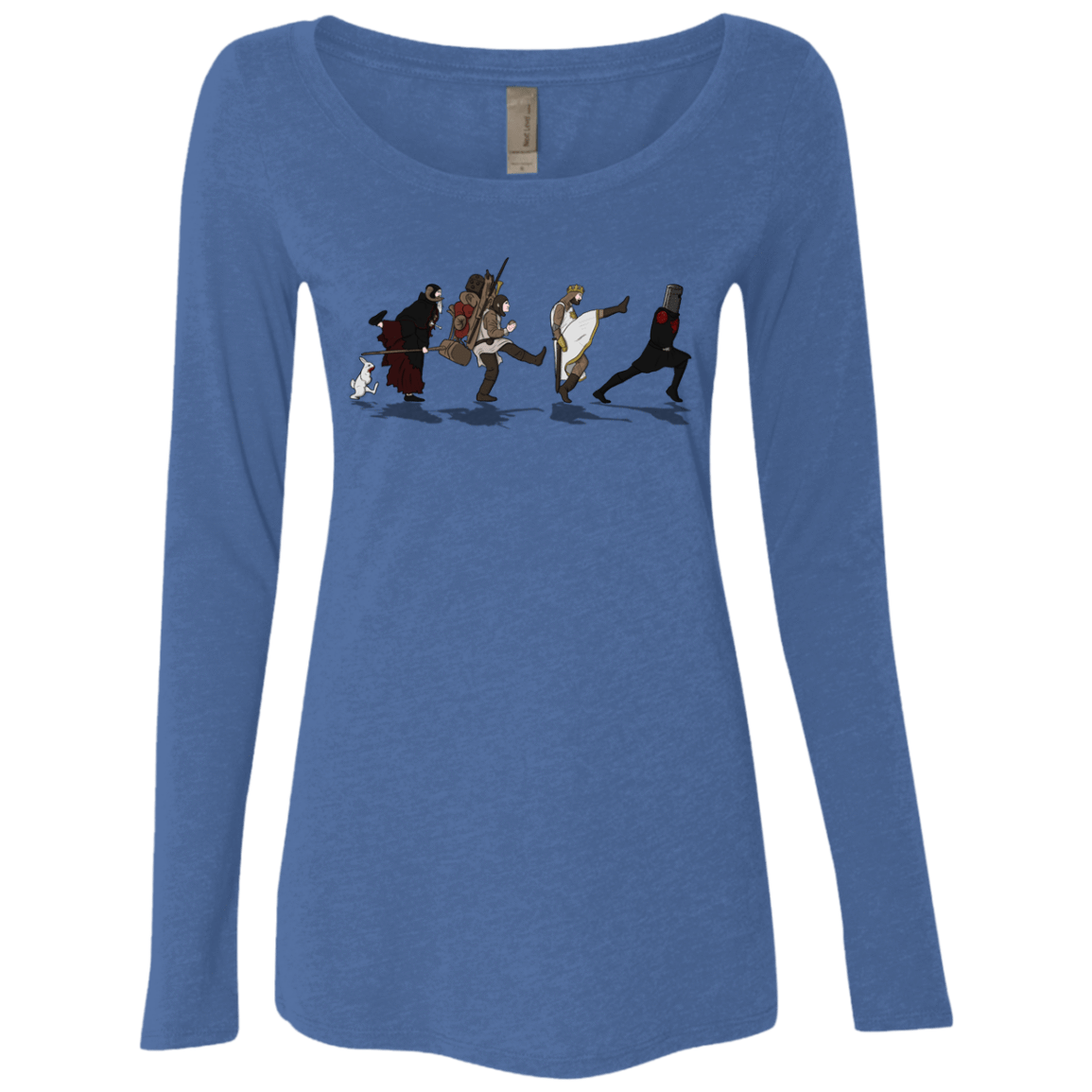 T-Shirts Vintage Royal / S Caminando Hacía El Grial Women's Triblend Long Sleeve Shirt