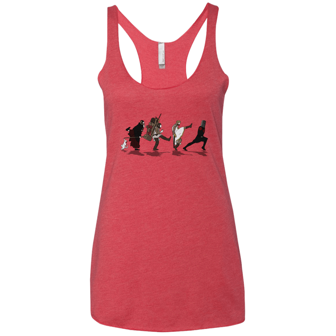 T-Shirts Vintage Red / X-Small Caminando Hacía El Grial Women's Triblend Racerback Tank
