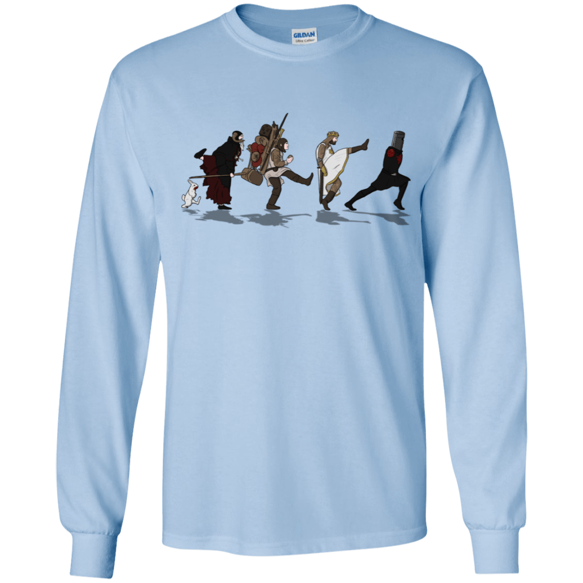 T-Shirts Light Blue / YS Caminando Hacía El Grial Youth Long Sleeve T-Shirt