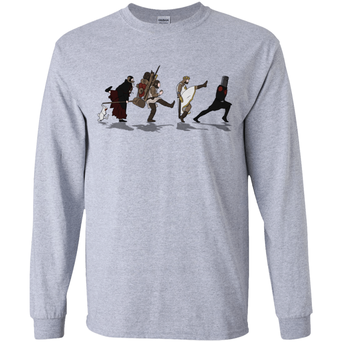 T-Shirts Sport Grey / YS Caminando Hacía El Grial Youth Long Sleeve T-Shirt