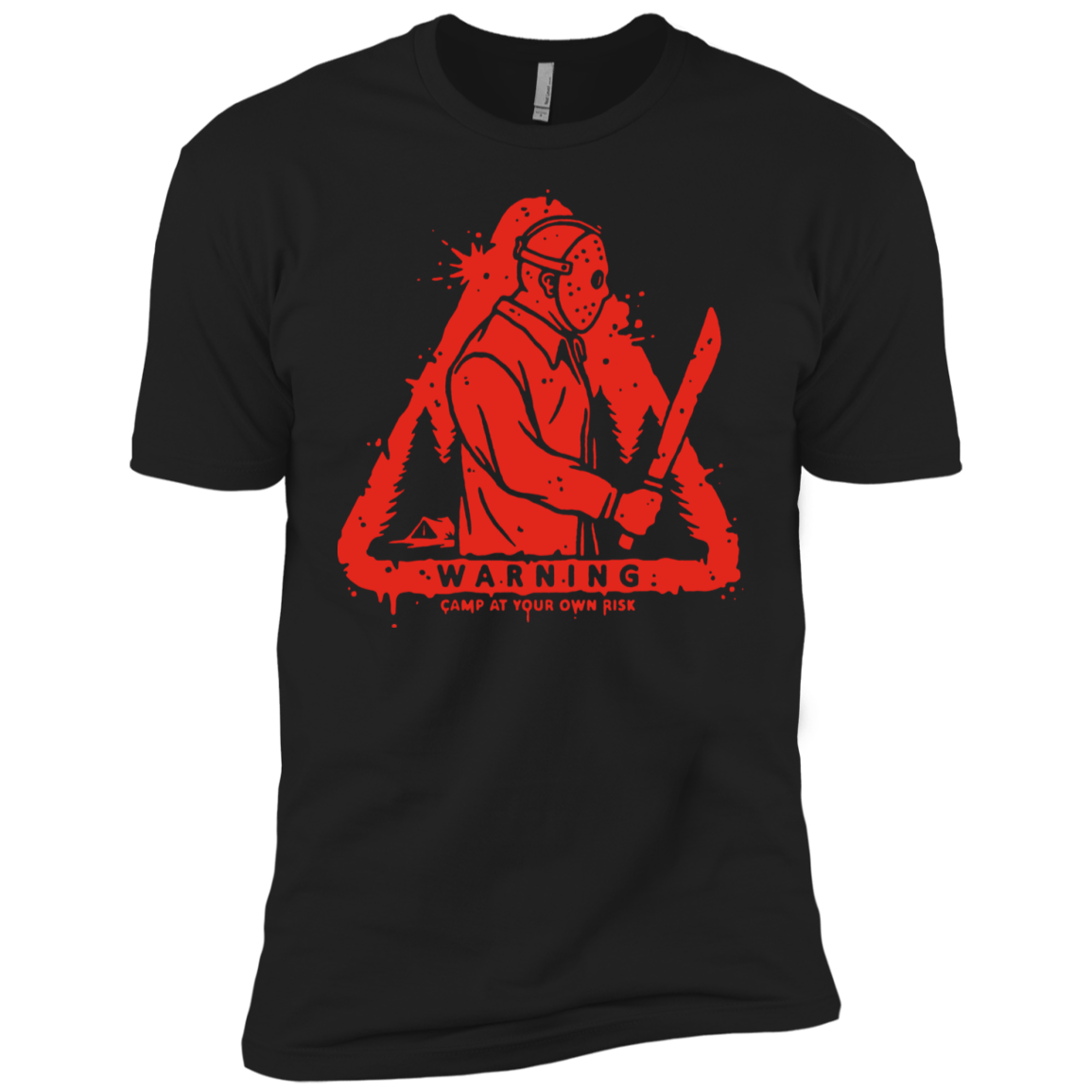 T-Shirts Black / YXS Camp at Your Own Risk Boys Premium T-Shirt