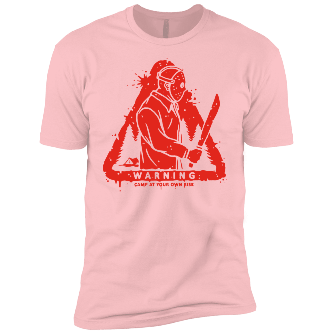 T-Shirts Light Pink / YXS Camp at Your Own Risk Boys Premium T-Shirt