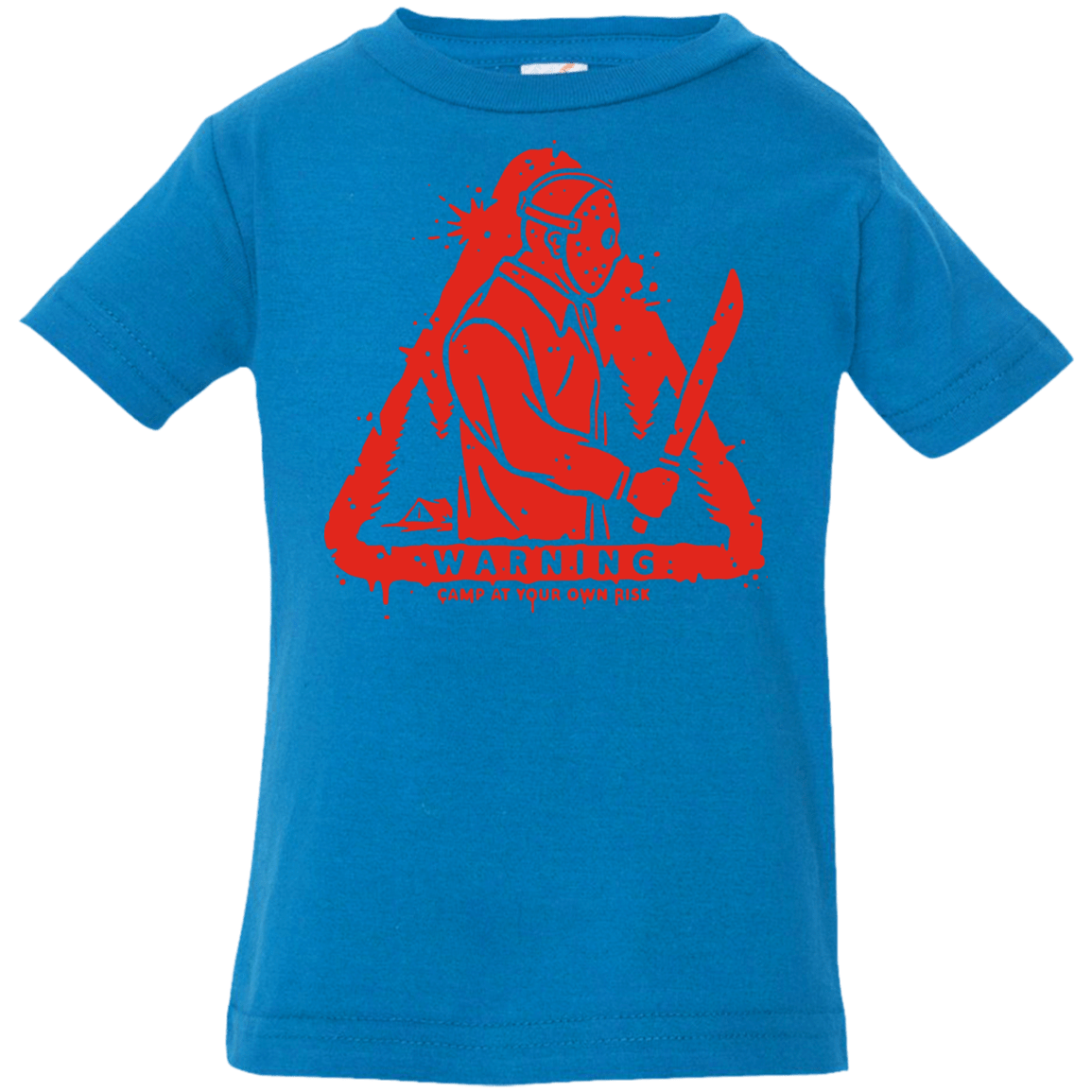 T-Shirts Cobalt / 6 Months Camp at Your Own Risk Infant Premium T-Shirt