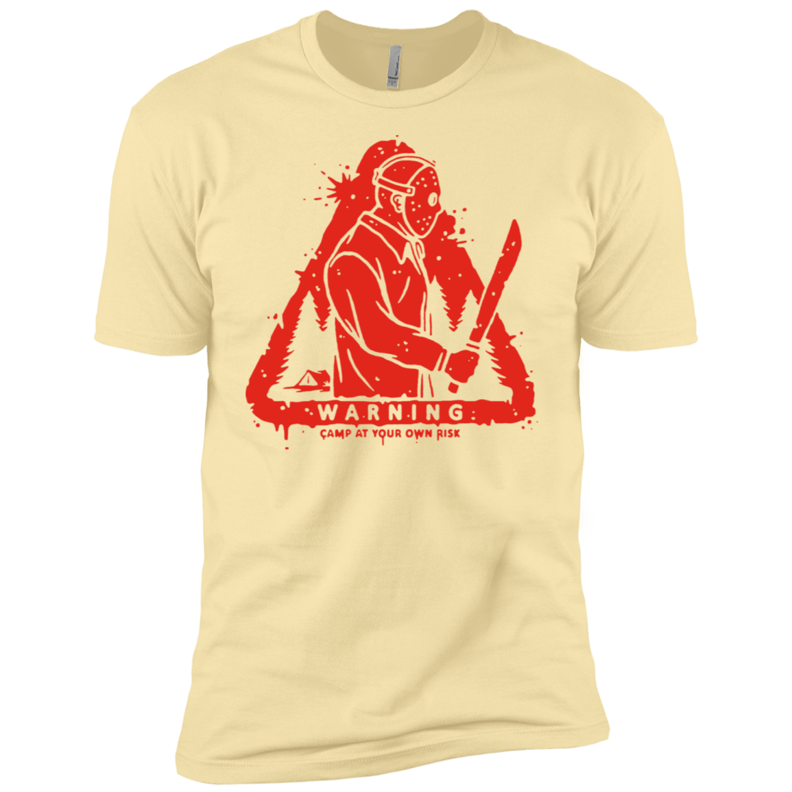 T-Shirts Banana Cream / X-Small Camp at Your Own Risk Men's Premium T-Shirt