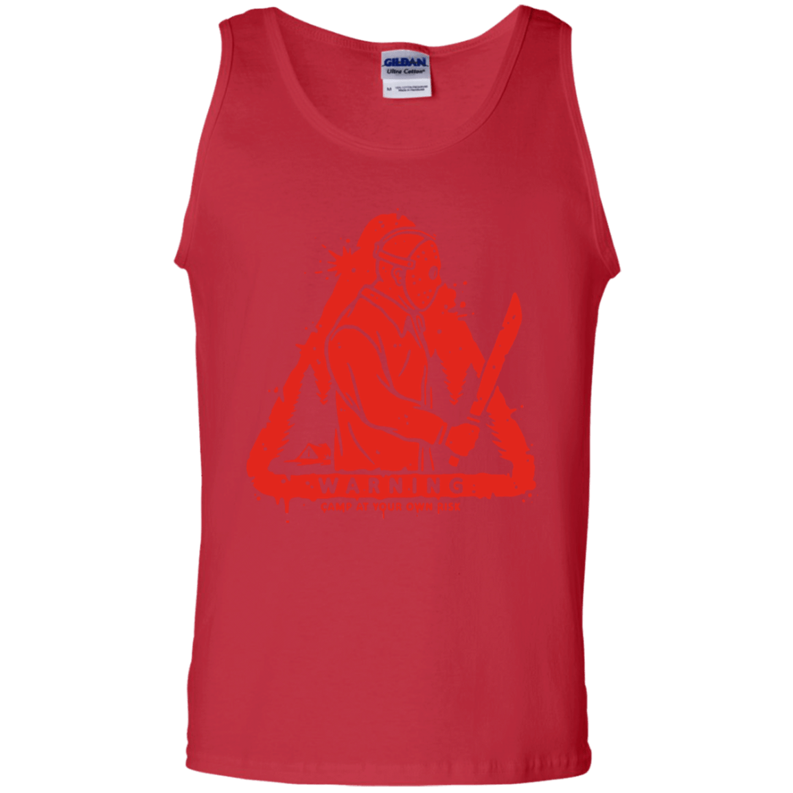 T-Shirts Red / S Camp at Your Own Risk Men's Tank Top
