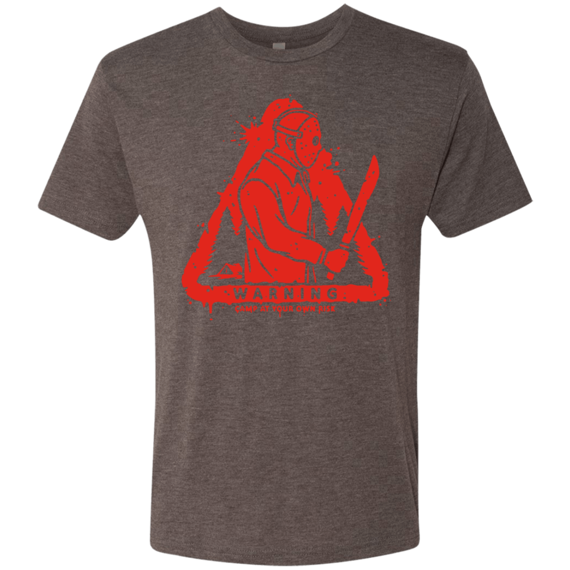 T-Shirts Macchiato / S Camp at Your Own Risk Men's Triblend T-Shirt