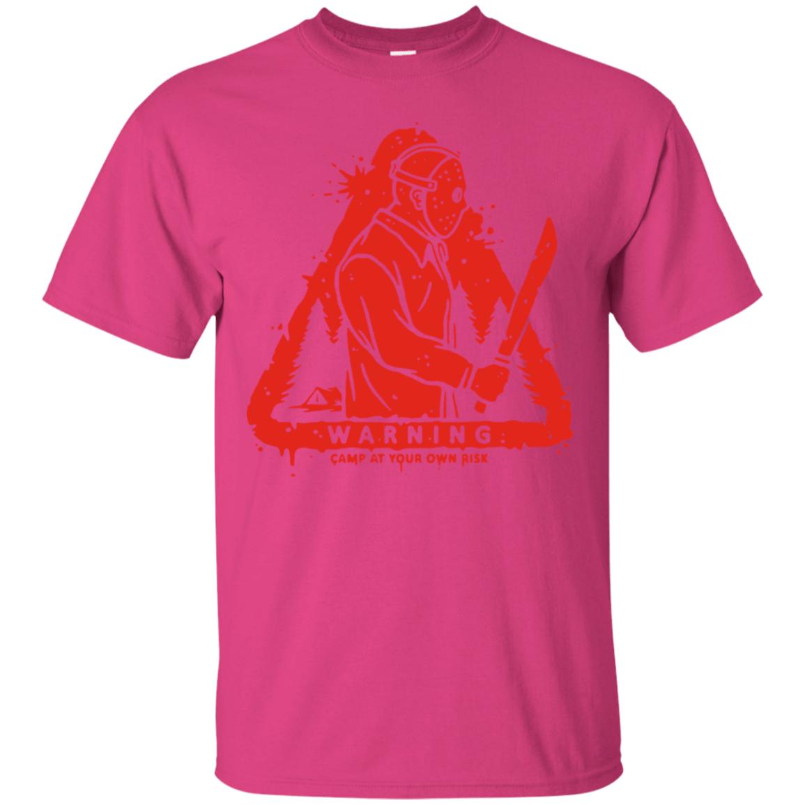 T-Shirts Heliconia / S Camp at Your Own Risk T-Shirt