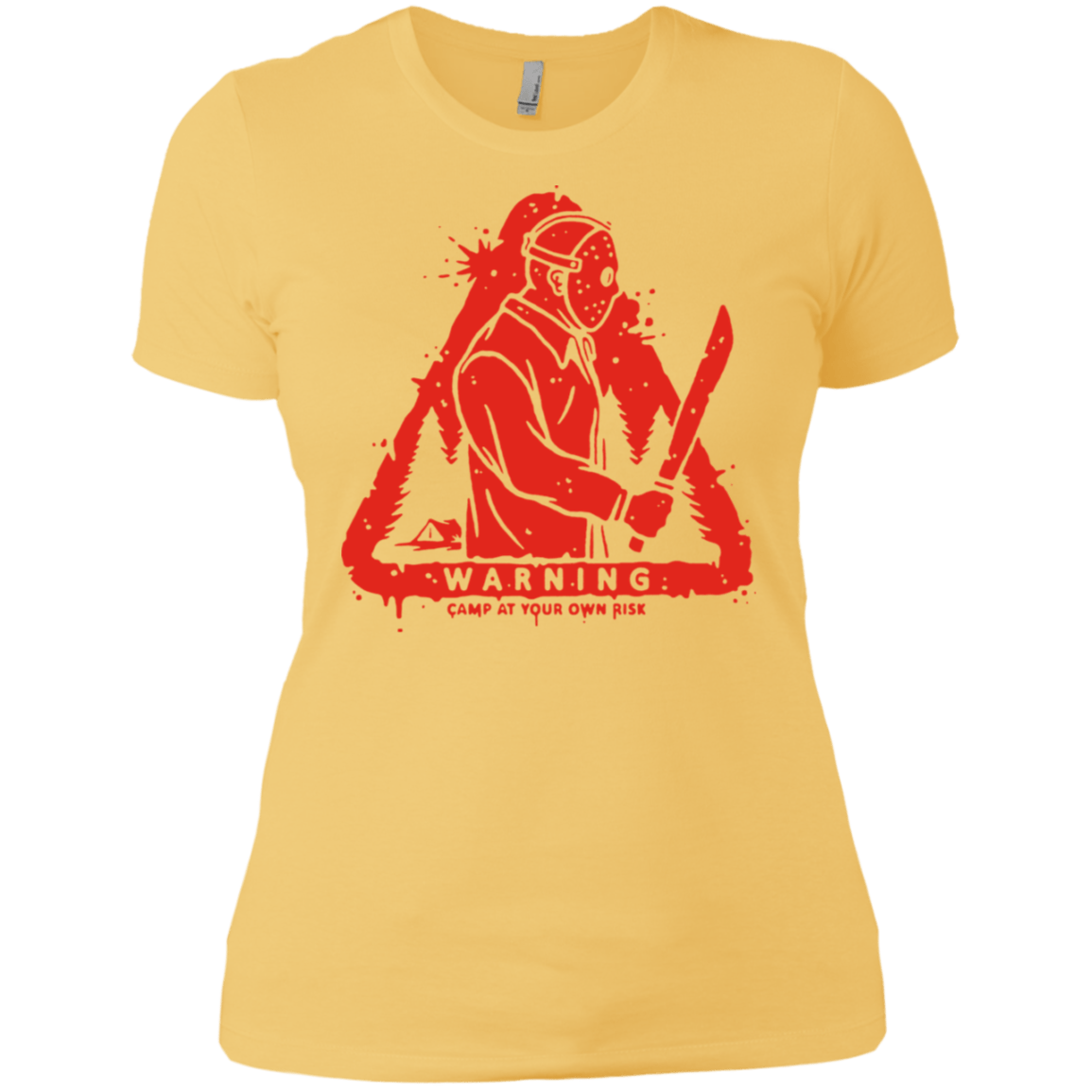 T-Shirts Banana Cream/ / X-Small Camp at Your Own Risk Women's Premium T-Shirt