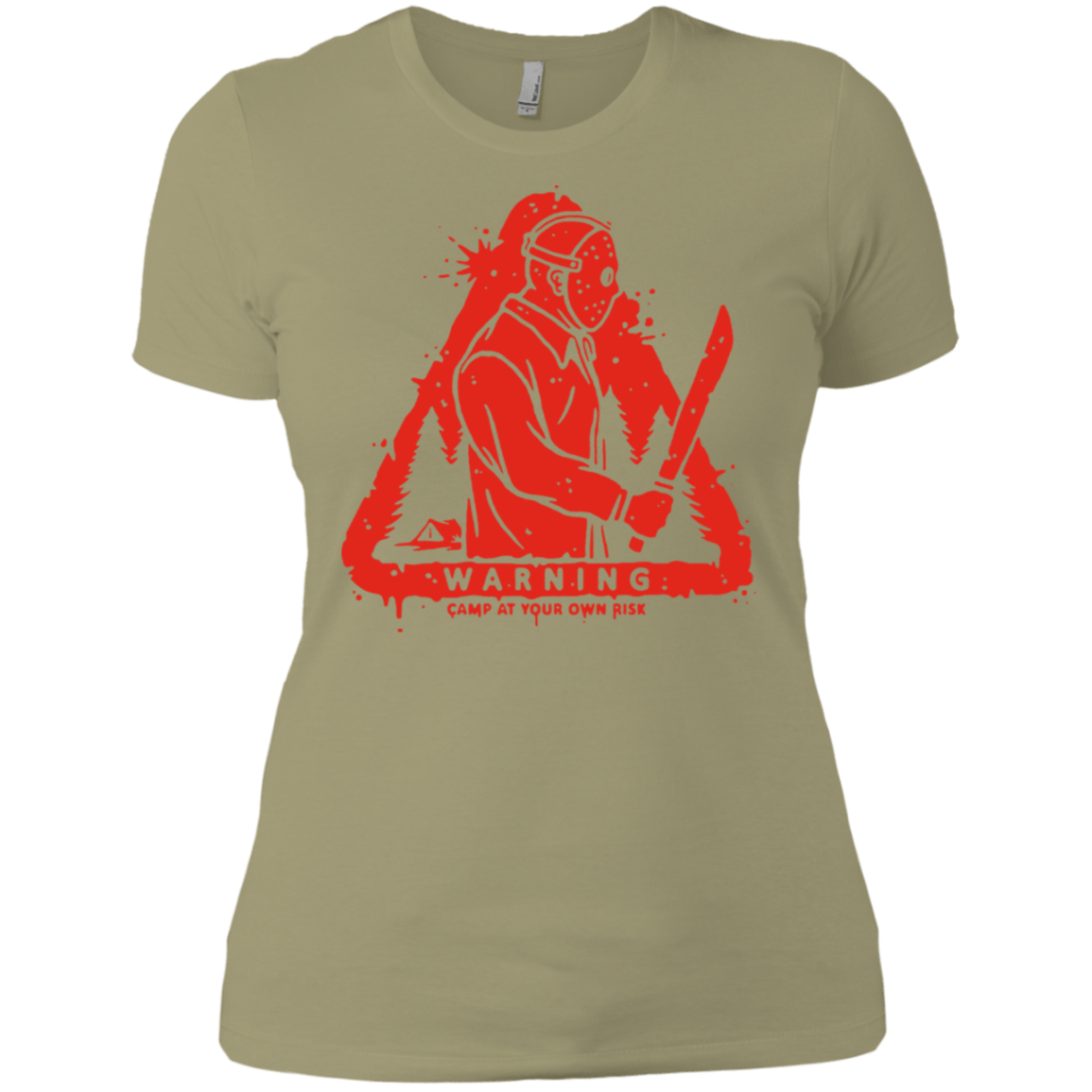 T-Shirts Light Olive / X-Small Camp at Your Own Risk Women's Premium T-Shirt