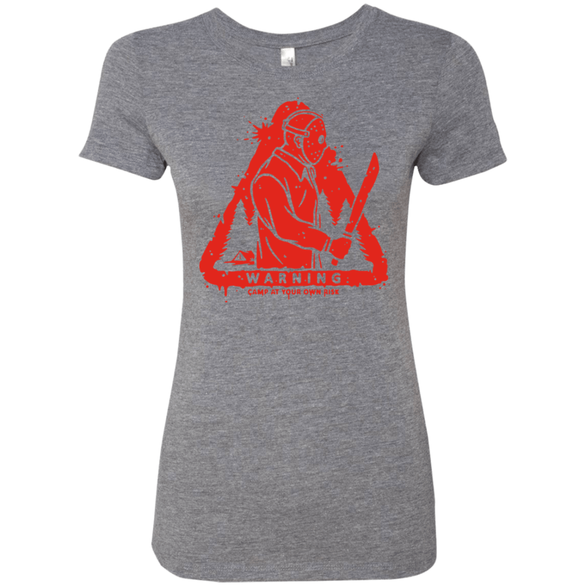 T-Shirts Premium Heather / S Camp at Your Own Risk Women's Triblend T-Shirt