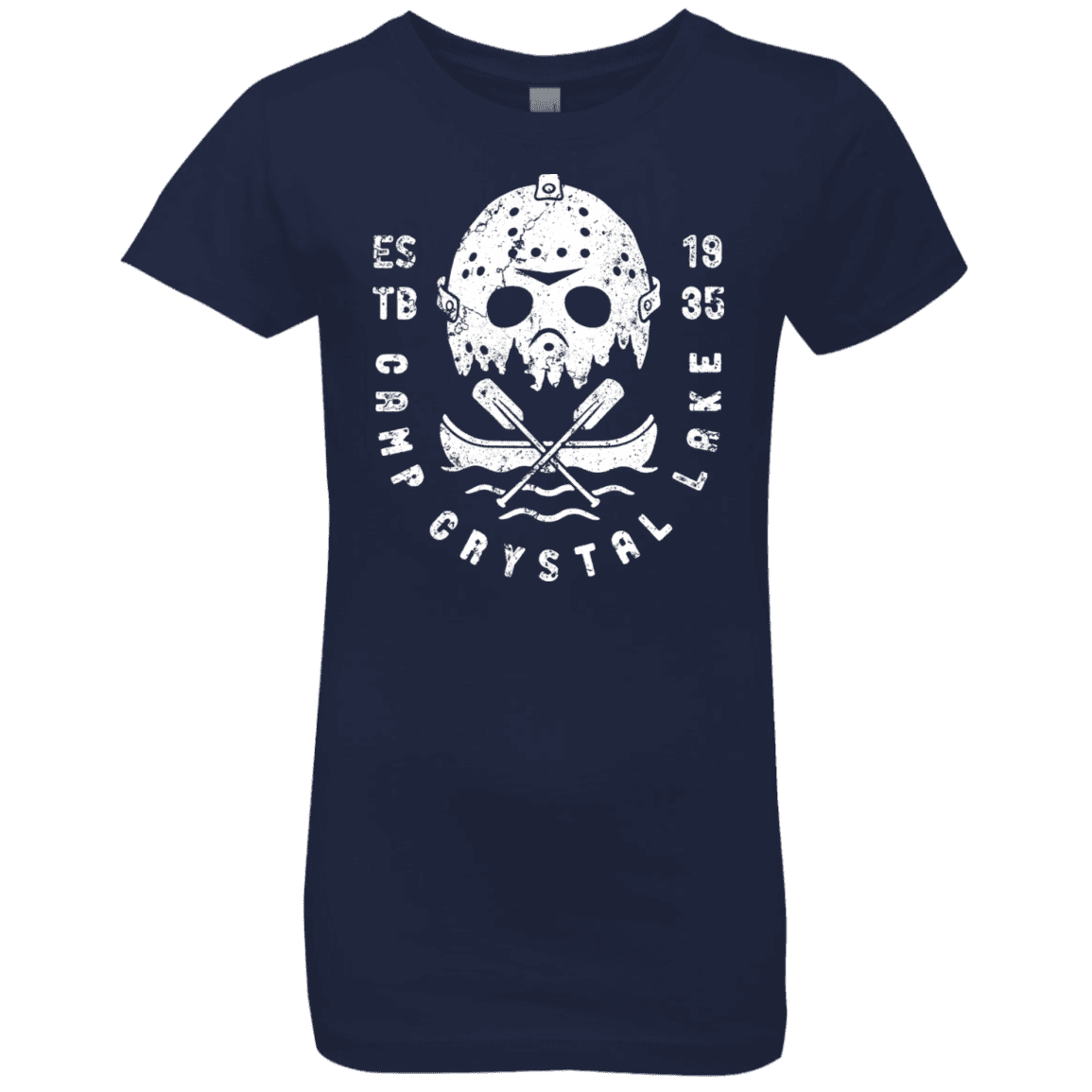 T-Shirts Midnight Navy / YXS Camp Crystal Lake Girls Premium T-Shirt