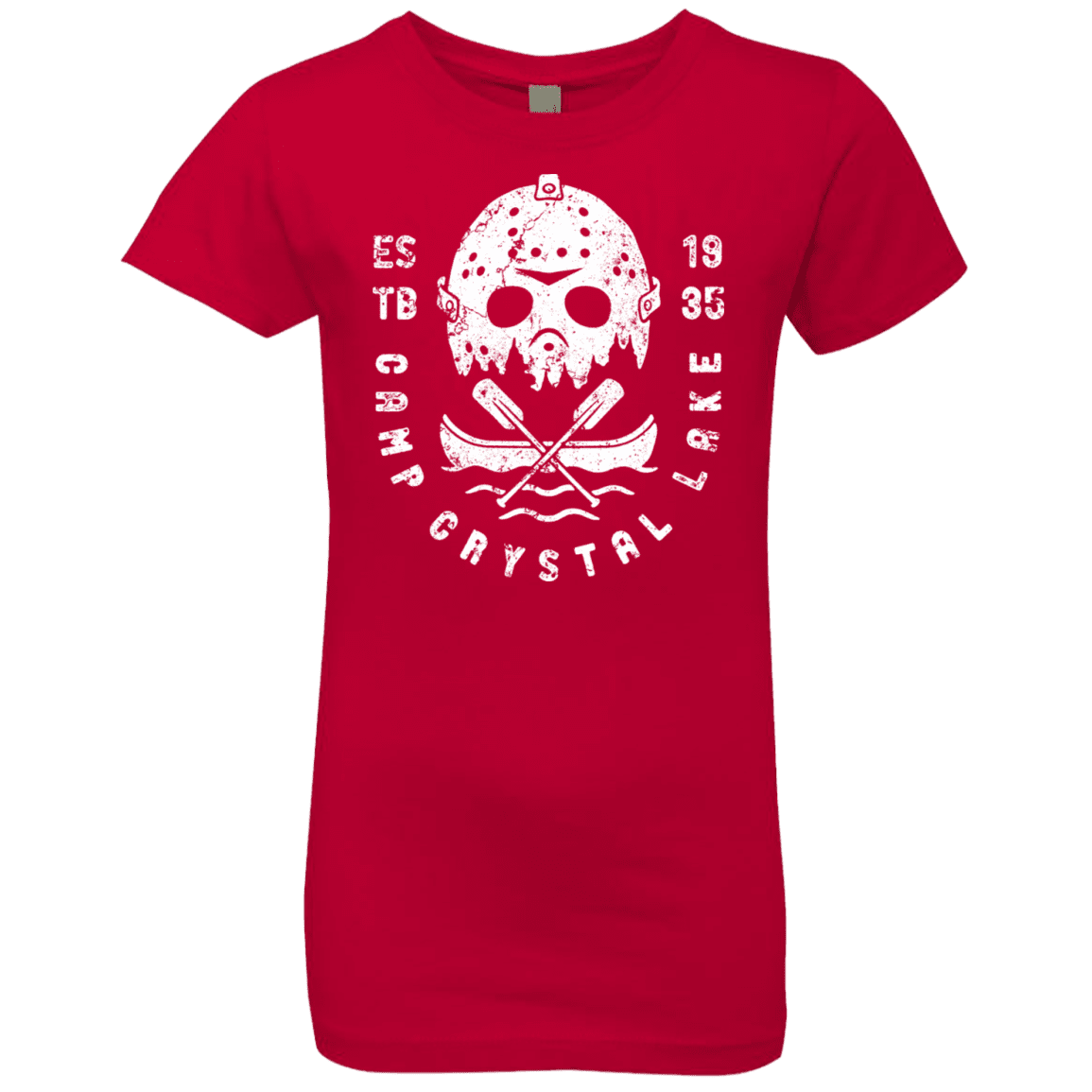 T-Shirts Red / YXS Camp Crystal Lake Girls Premium T-Shirt
