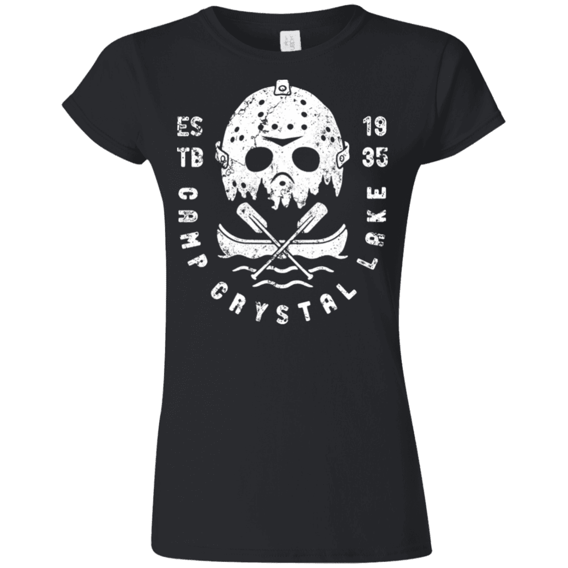 T-Shirts Black / S Camp Crystal Lake Junior Slimmer-Fit T-Shirt