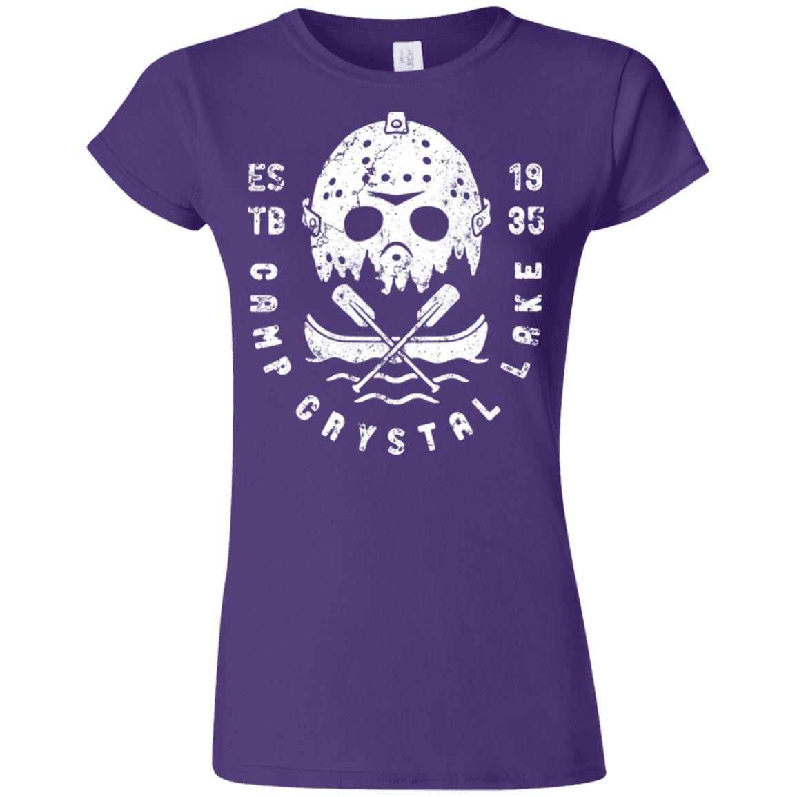 T-Shirts Purple / S Camp Crystal Lake Junior Slimmer-Fit T-Shirt