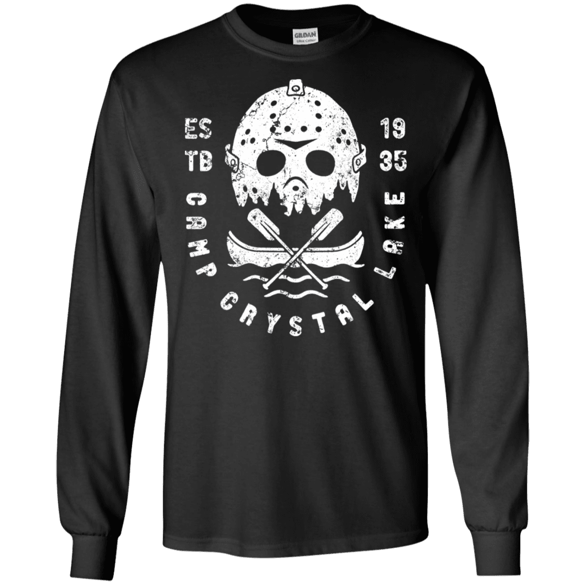 T-Shirts Black / S Camp Crystal Lake Men's Long Sleeve T-Shirt
