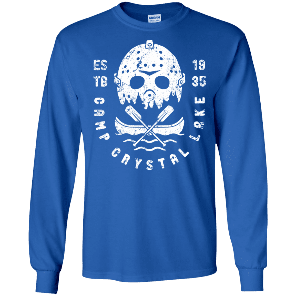 T-Shirts Royal / S Camp Crystal Lake Men's Long Sleeve T-Shirt