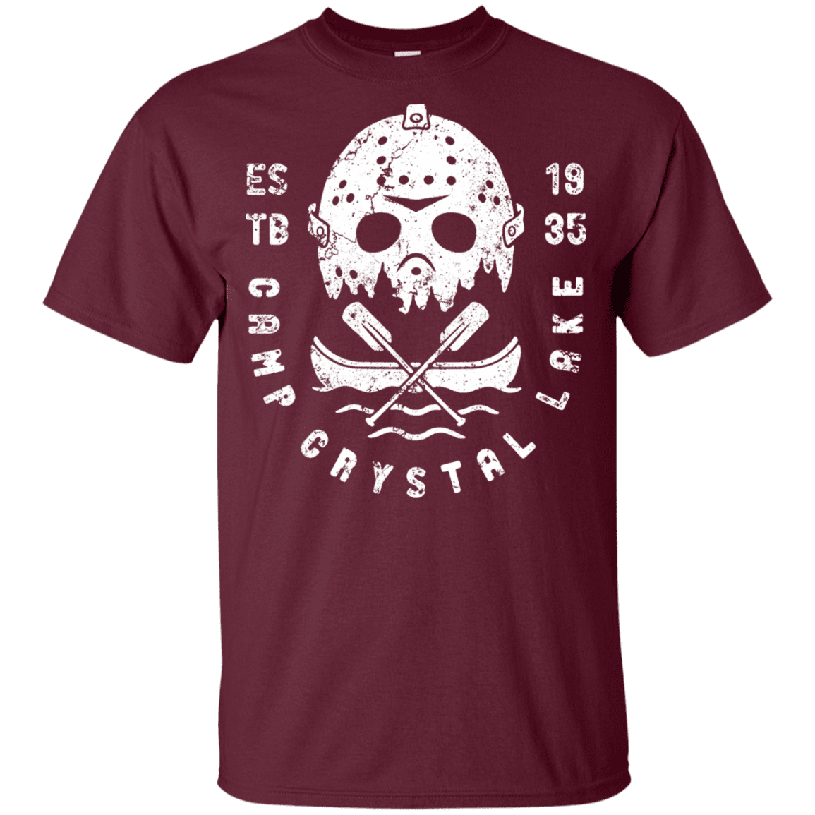 T-Shirts Maroon / YXS Camp Crystal Lake Youth T-Shirt