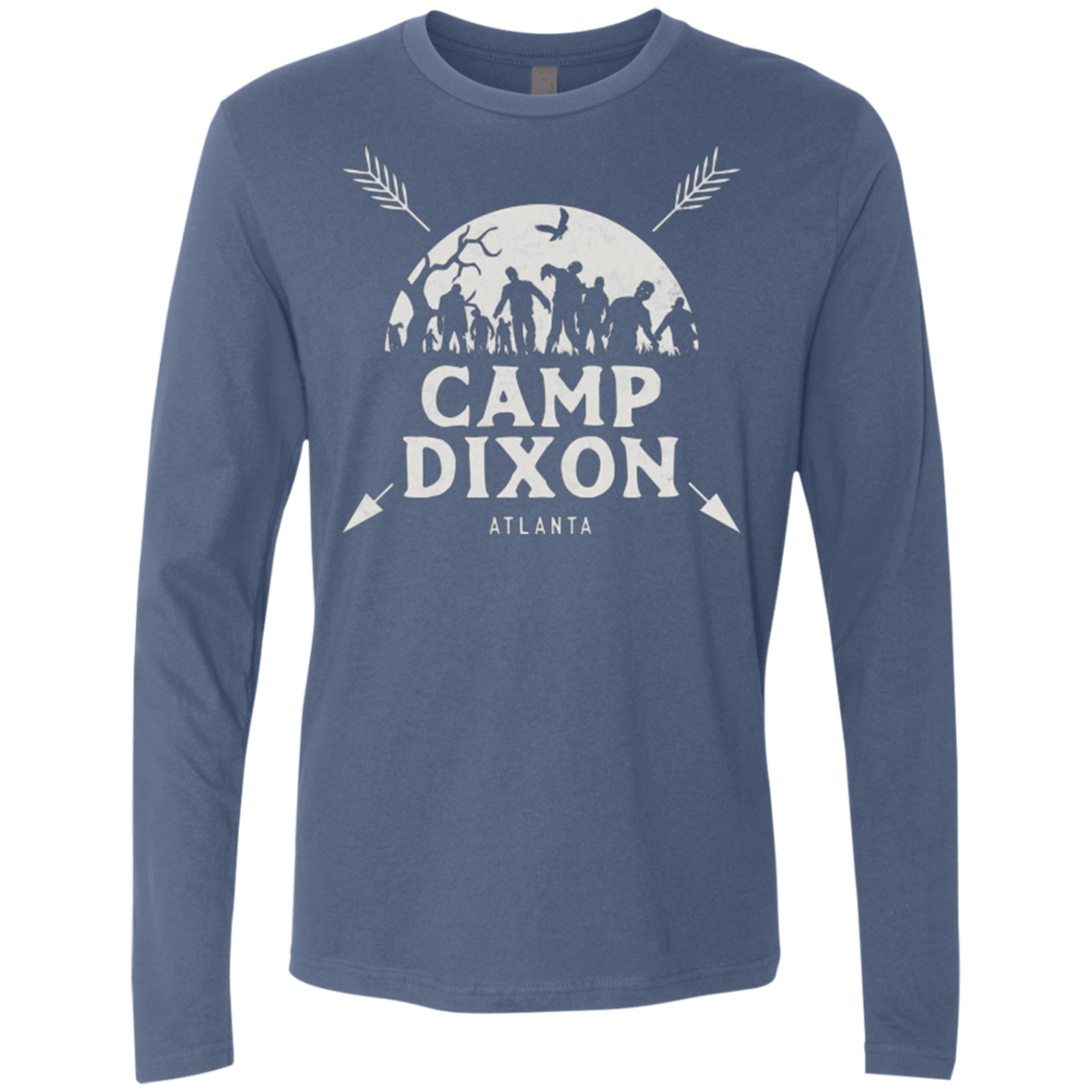 T-Shirts Indigo / Small CAMP DIXON Men's Premium Long Sleeve