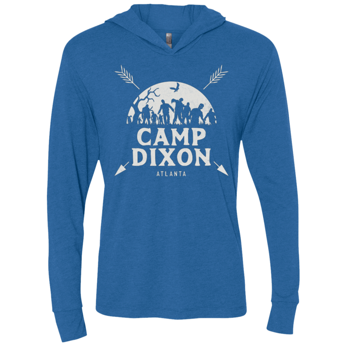 T-Shirts Vintage Royal / X-Small CAMP DIXON Triblend Long Sleeve Hoodie Tee
