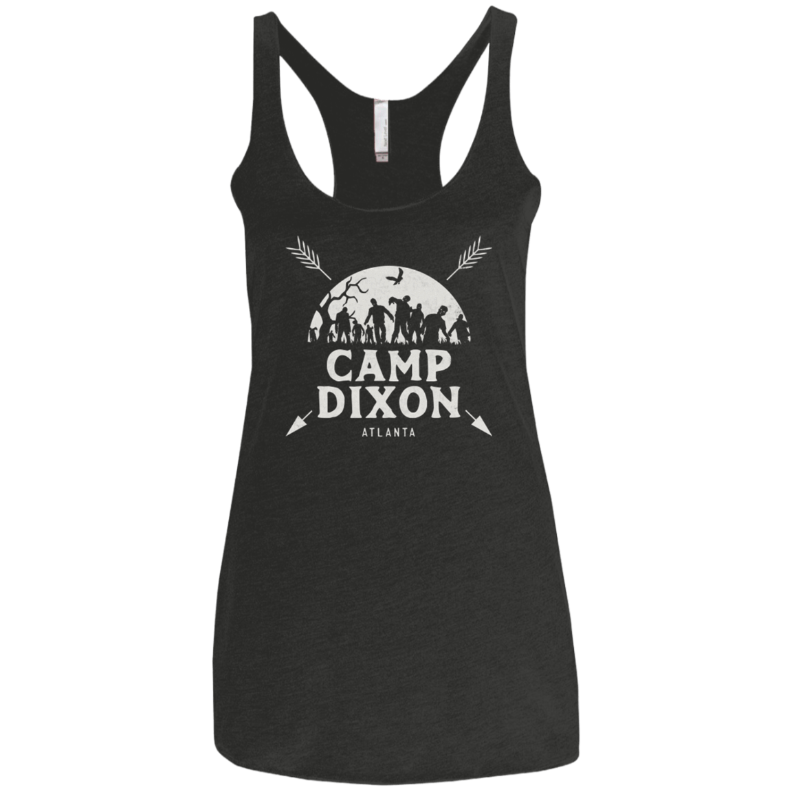T-Shirts Vintage Black / X-Small CAMP DIXON Women's Triblend Racerback Tank
