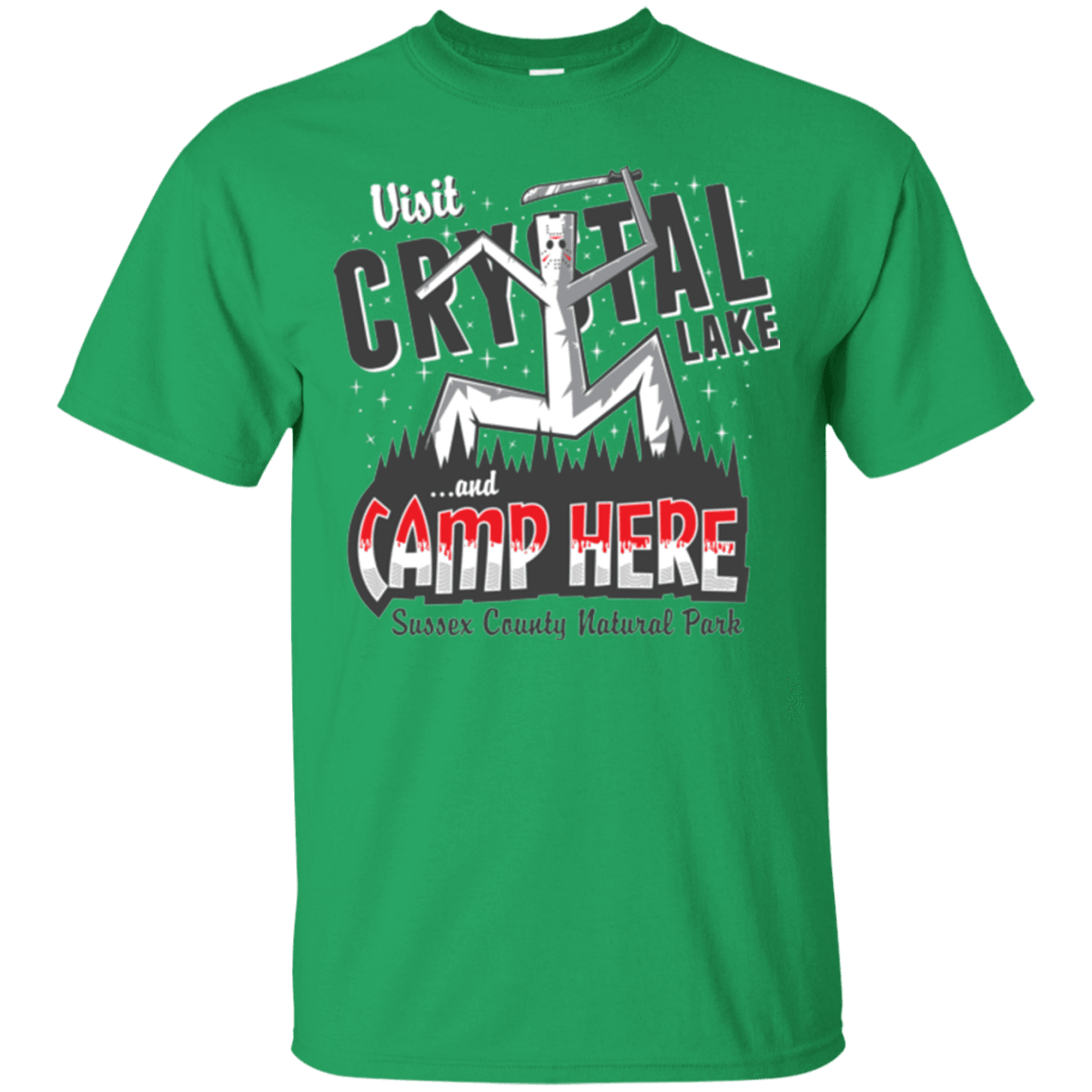 T-Shirts Irish Green / Small CAMP HERE T-Shirt