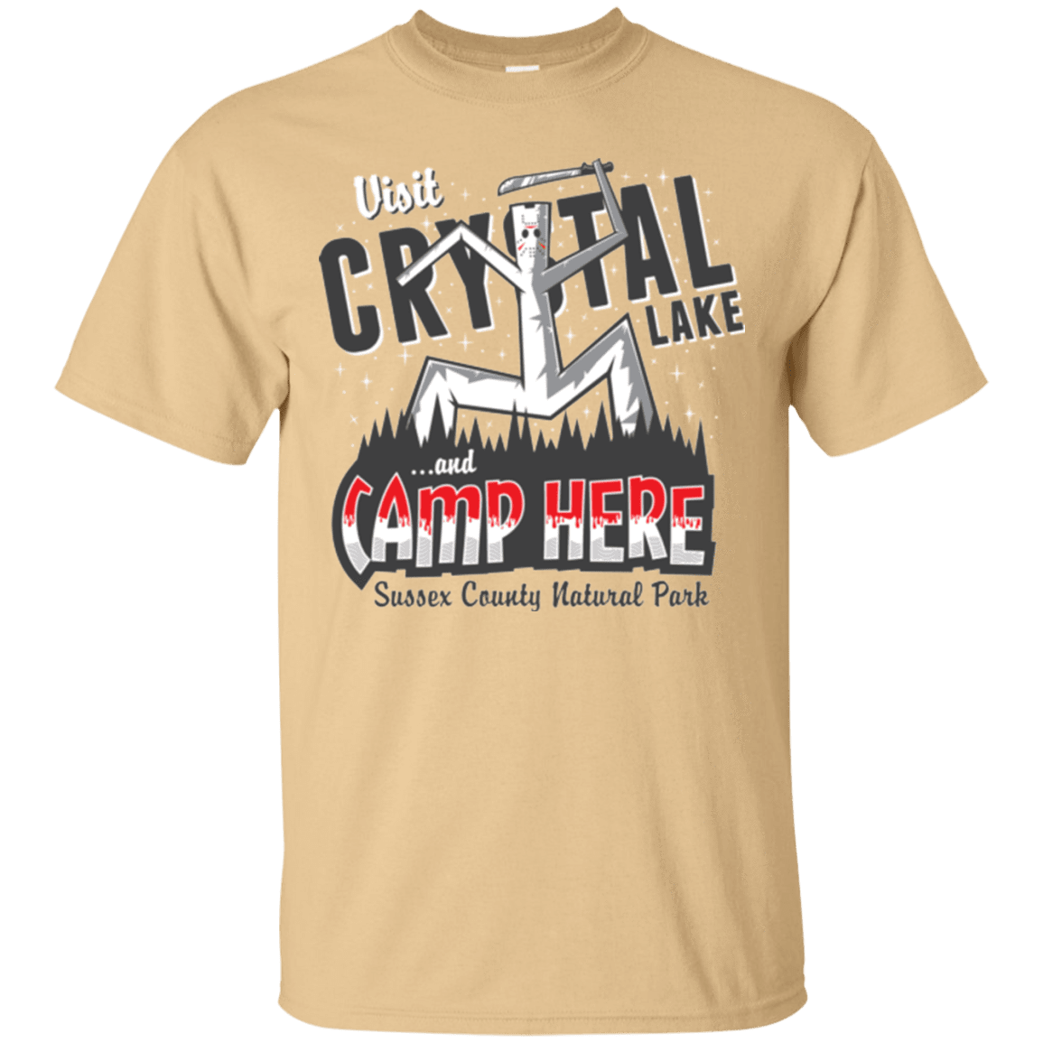 T-Shirts Vegas Gold / Small CAMP HERE T-Shirt