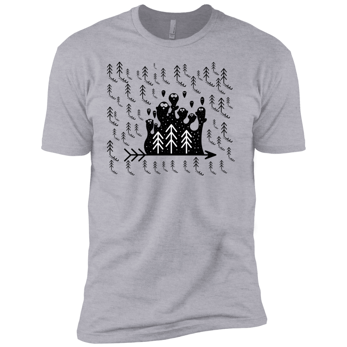 T-Shirts Heather Grey / YXS Campfire Stories Boys Premium T-Shirt