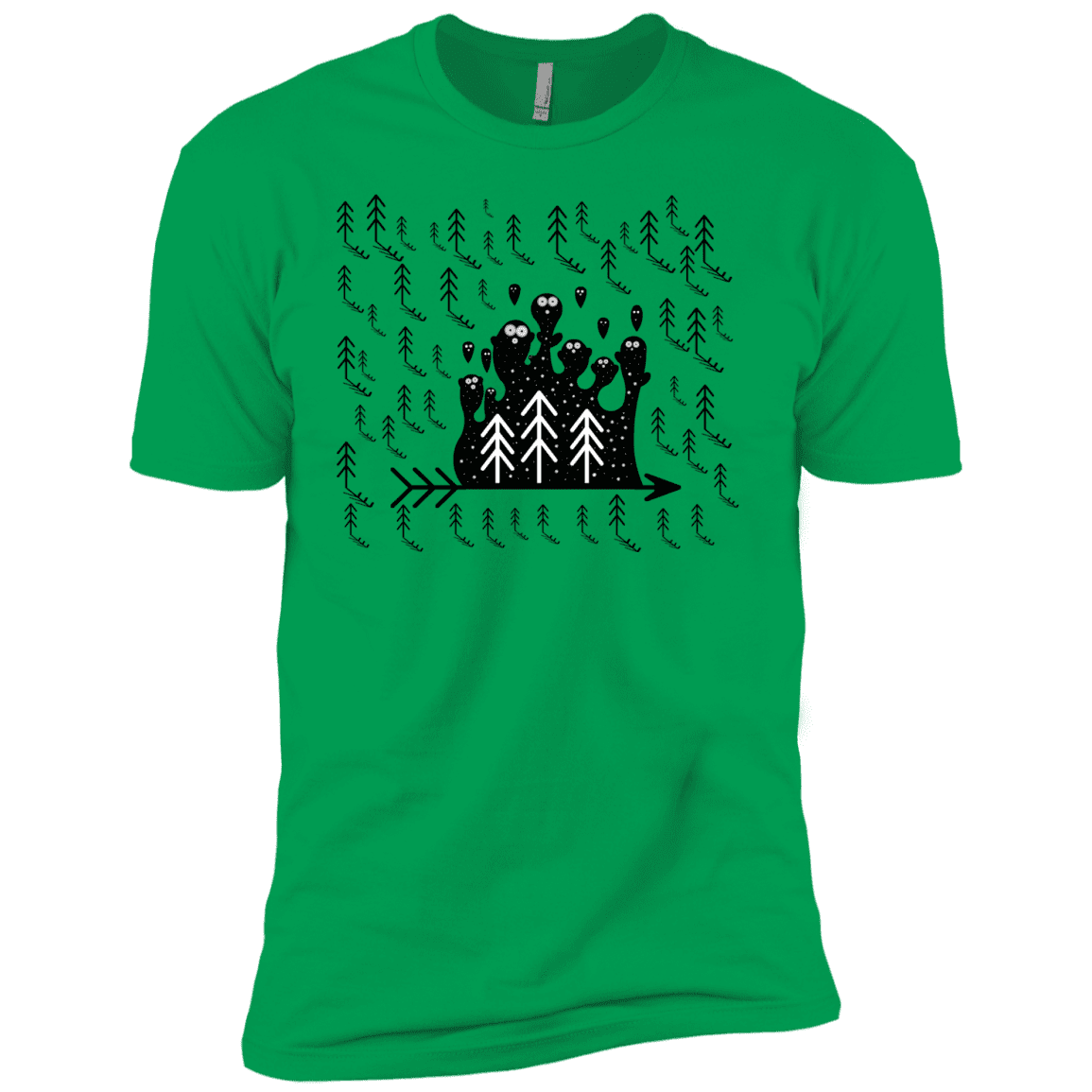 T-Shirts Kelly Green / YXS Campfire Stories Boys Premium T-Shirt