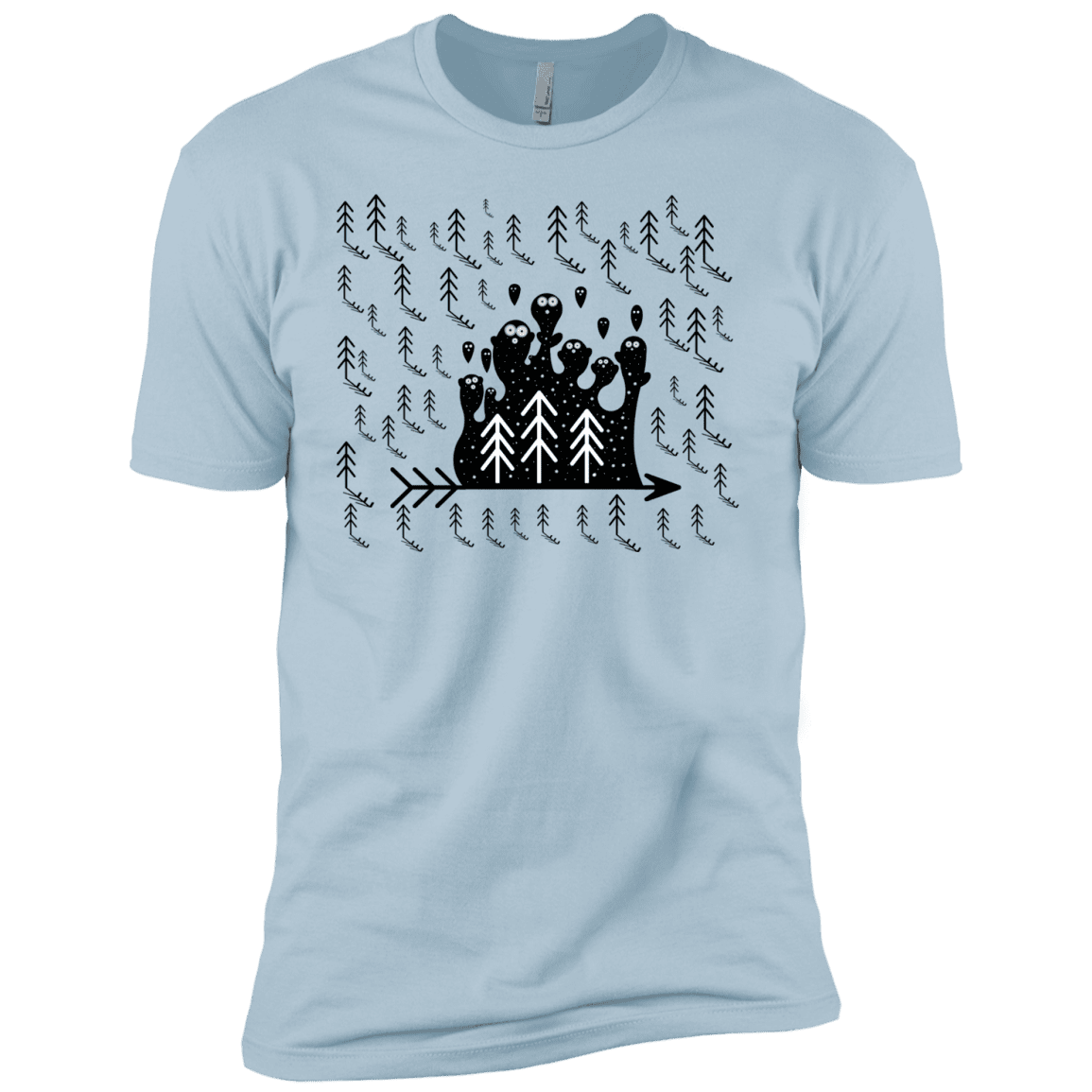 T-Shirts Light Blue / YXS Campfire Stories Boys Premium T-Shirt