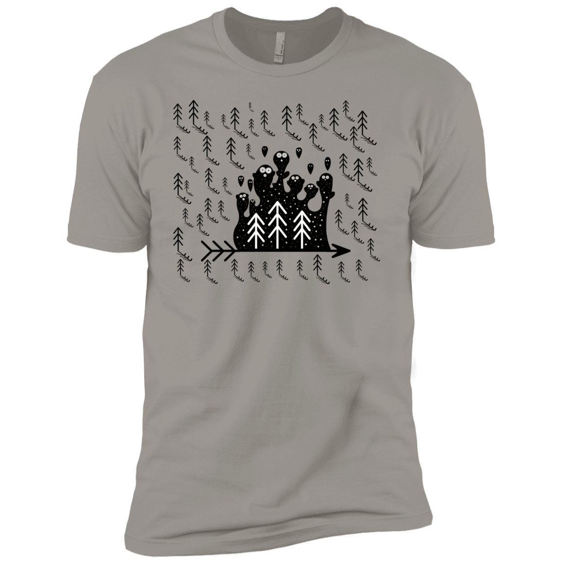 T-Shirts Light Grey / YXS Campfire Stories Boys Premium T-Shirt