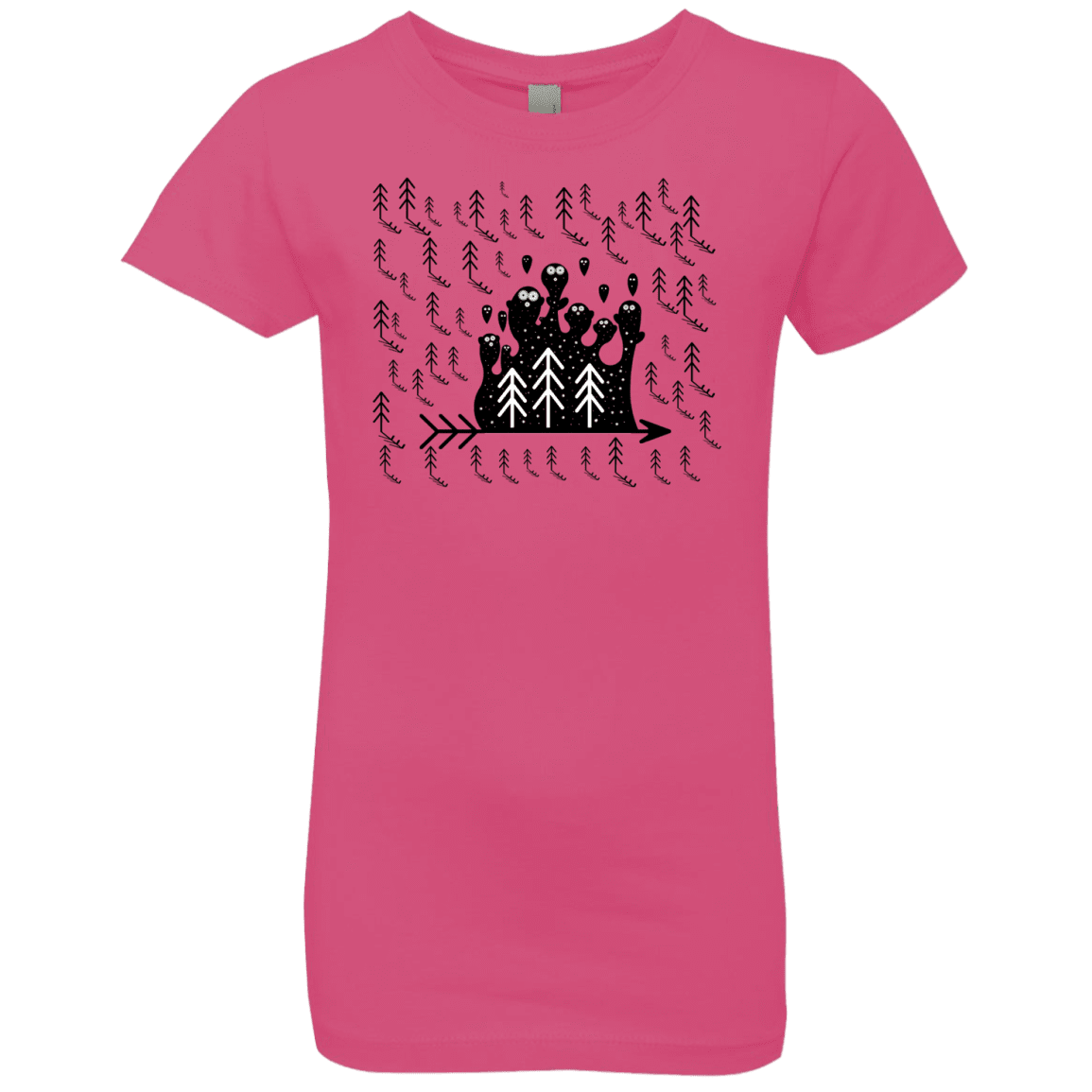 T-Shirts Hot Pink / YXS Campfire Stories Girls Premium T-Shirt
