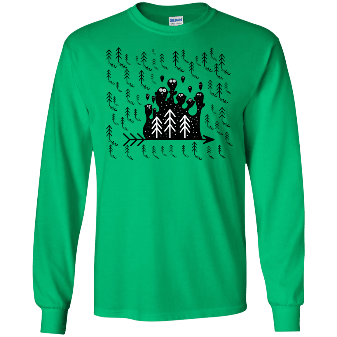 T-Shirts Irish Green / S Campfire Stories Men's Long Sleeve T-Shirt