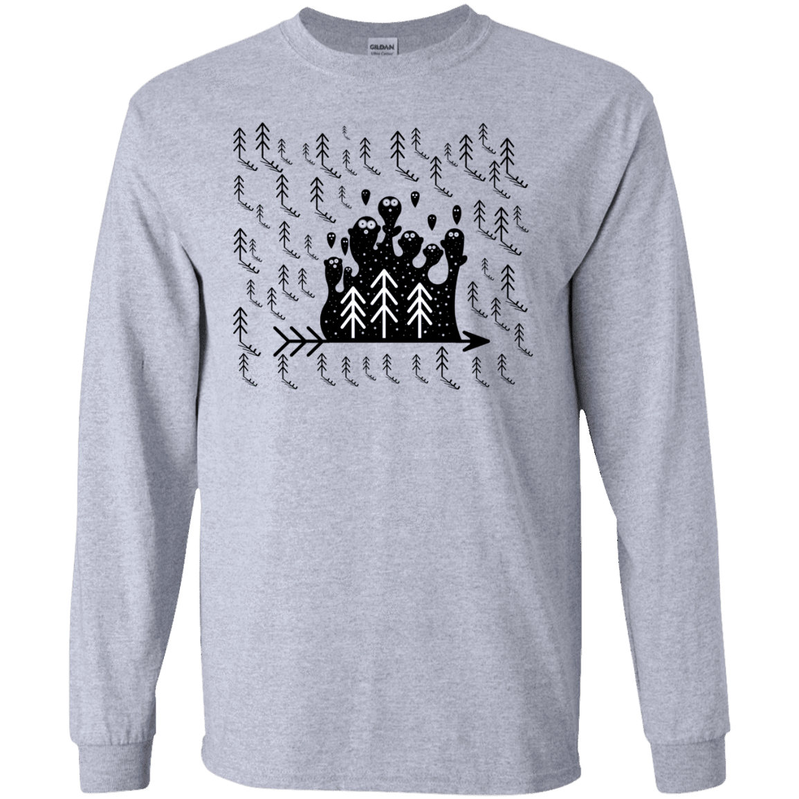 T-Shirts Sport Grey / S Campfire Stories Men's Long Sleeve T-Shirt