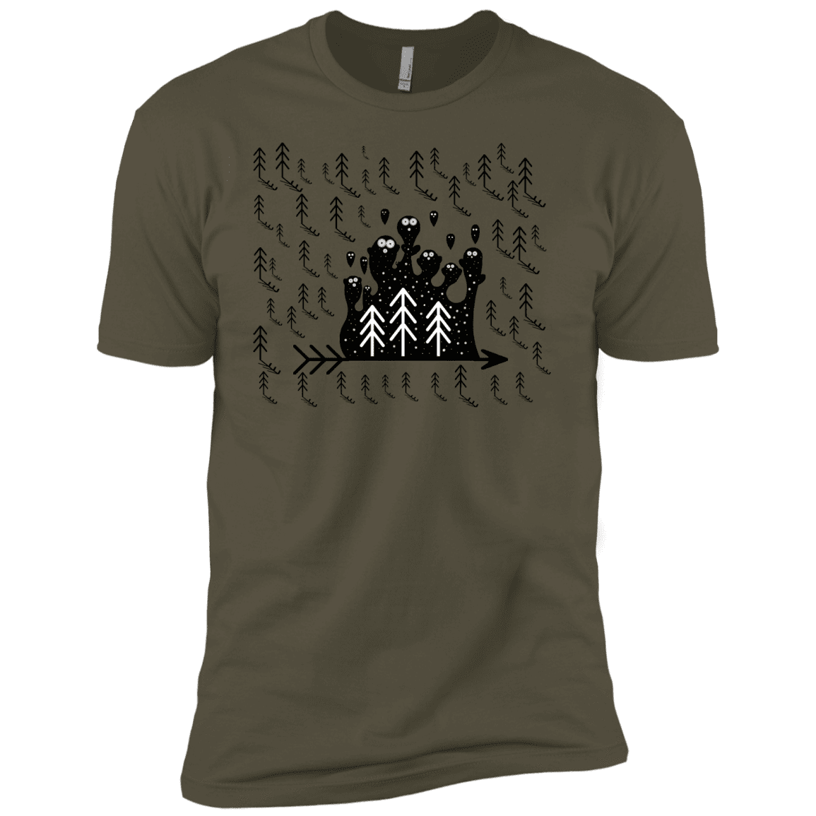 T-Shirts Military Green / X-Small Campfire Stories Men's Premium T-Shirt