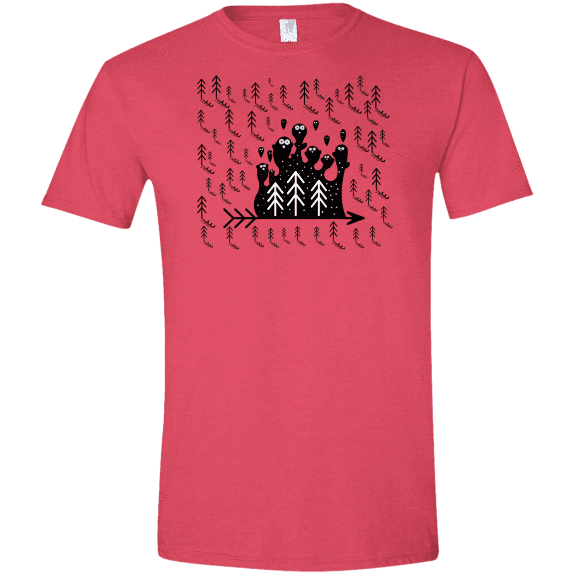 T-Shirts Heather Red / S Campfire Stories Men's Semi-Fitted Softstyle