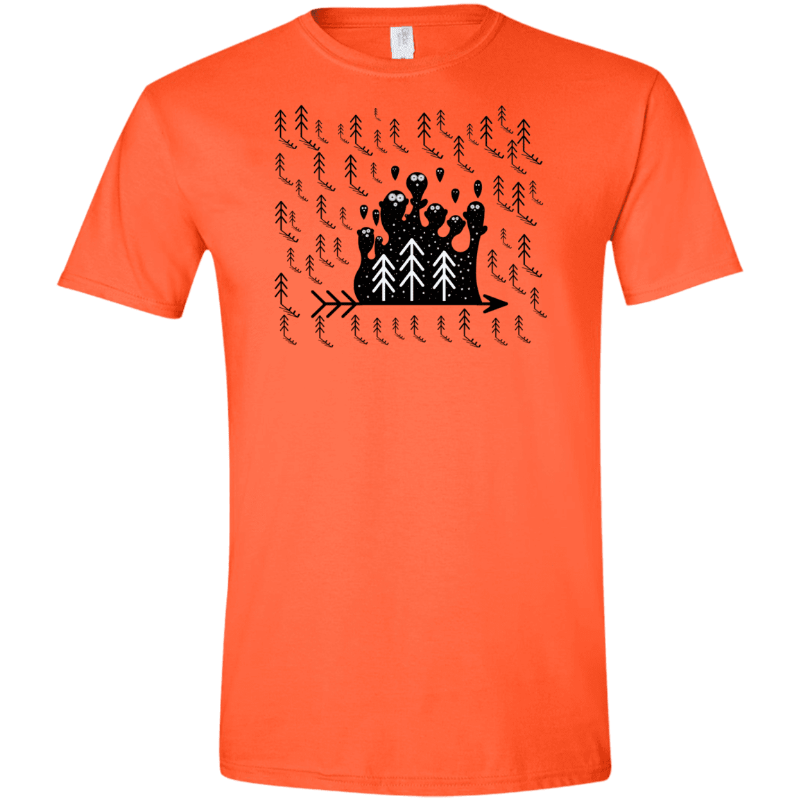 T-Shirts Orange / S Campfire Stories Men's Semi-Fitted Softstyle