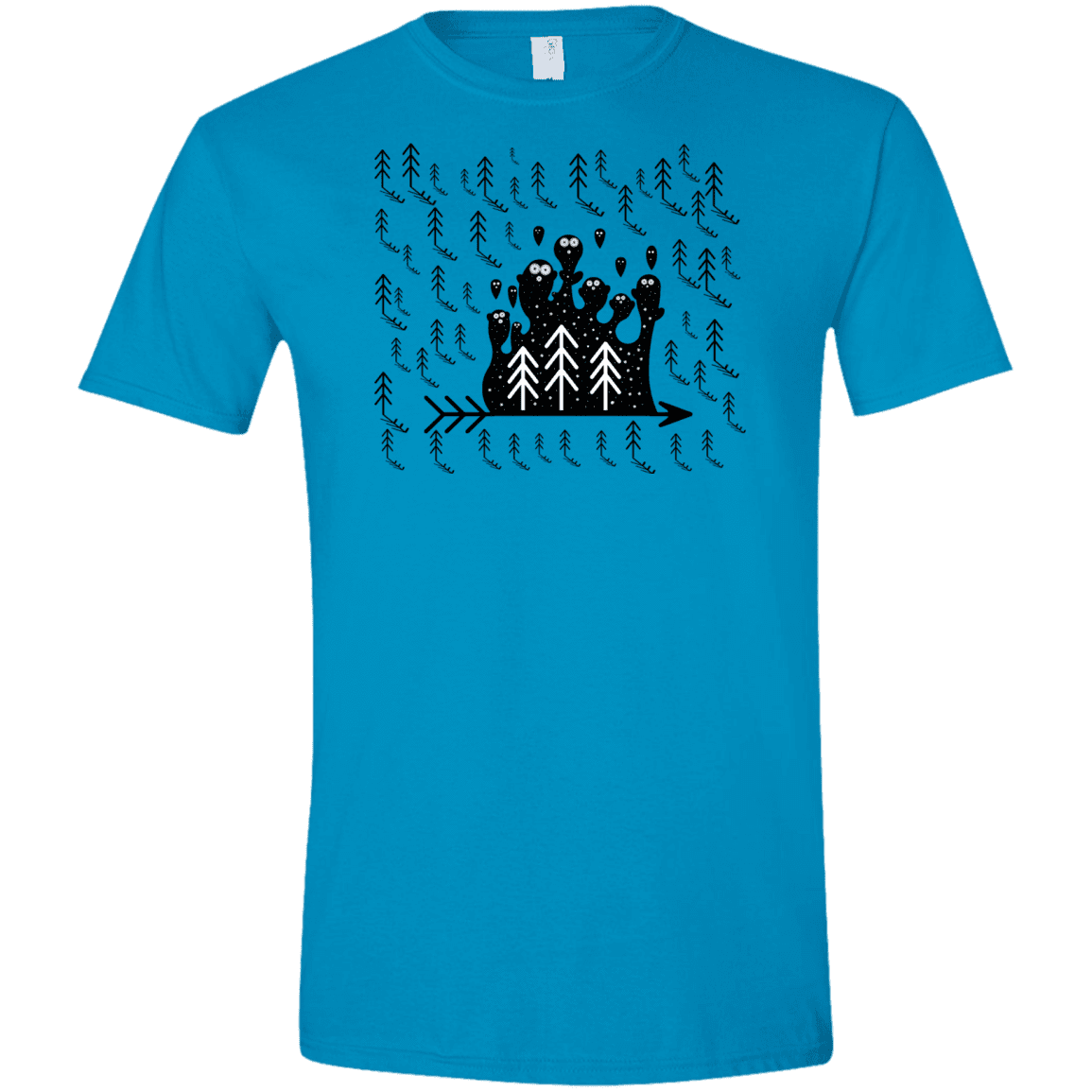 T-Shirts Sapphire / S Campfire Stories Men's Semi-Fitted Softstyle