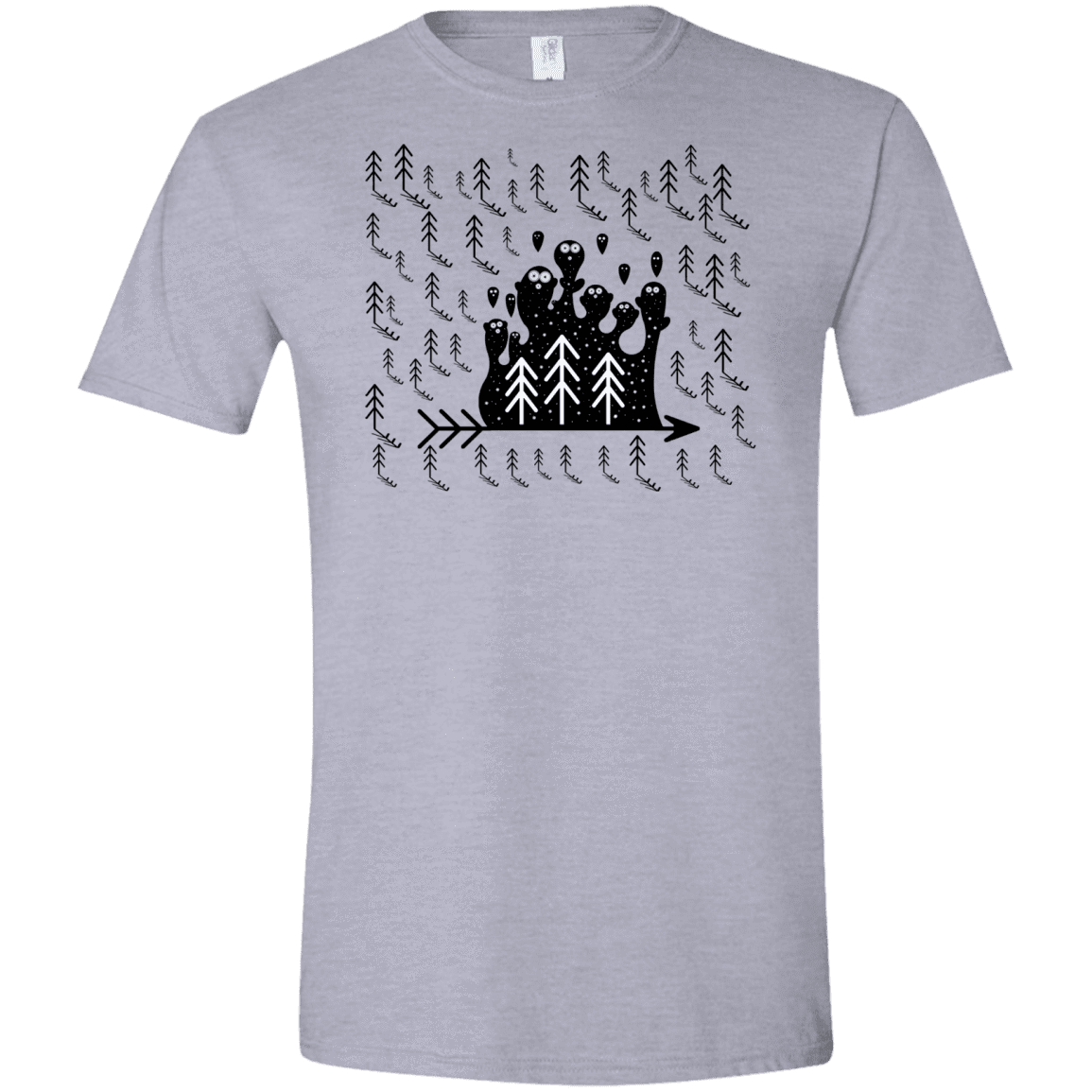 T-Shirts Sport Grey / X-Small Campfire Stories Men's Semi-Fitted Softstyle