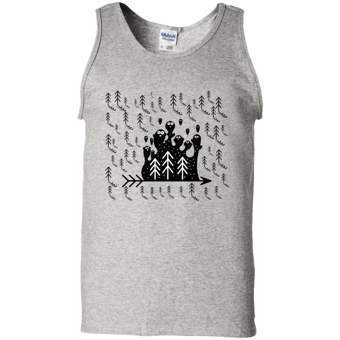 T-Shirts Ash / S Campfire Stories Men's Tank Top